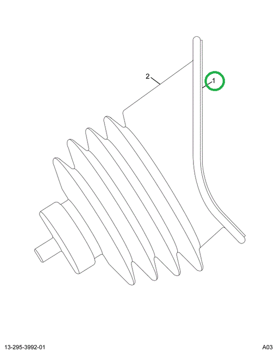 1667759C2 SEAL STRG COLUMN COVER