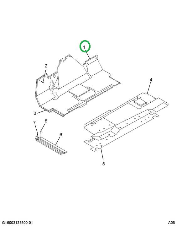 1667781C2 MAT,FLOOR FRT BLACK
