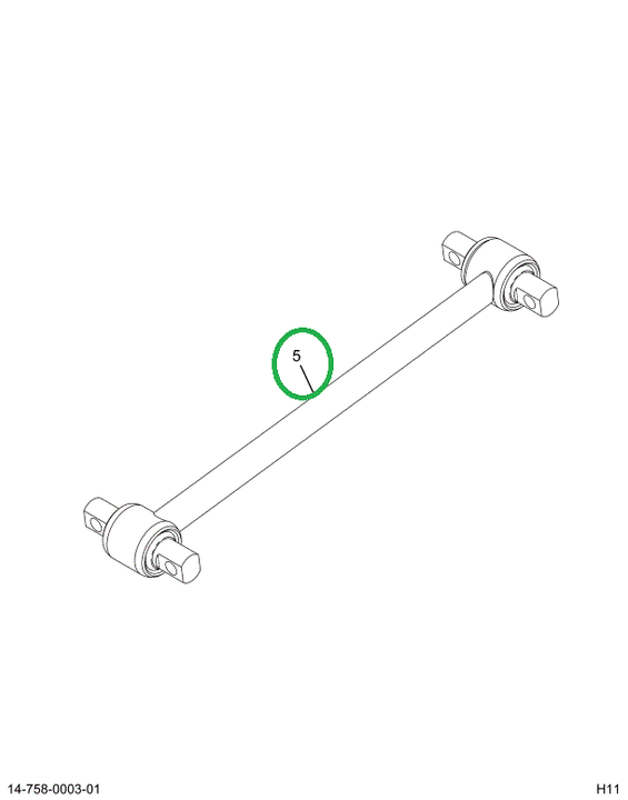 1667978C91 Rod, Torque 33 Long