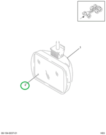 1668414C1 LENS CLEAR FOG  RETANGULAR (1)