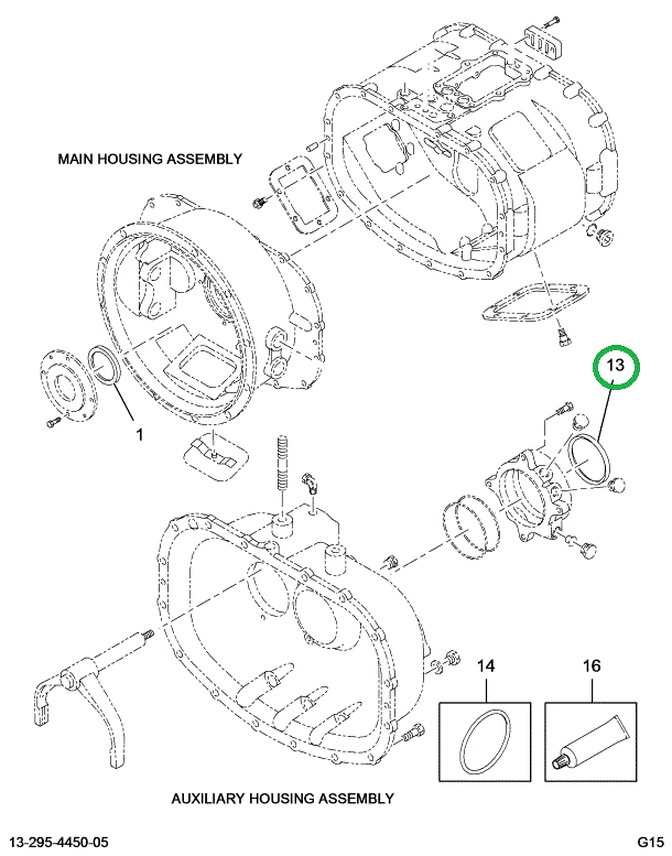 1668500C1 SEAL-OIL DRIVE GEAR BRG RET RA