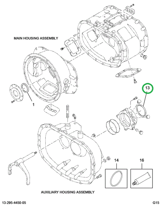 1668500C1 SEAL-OIL DRIVE GEAR BRG RET RA