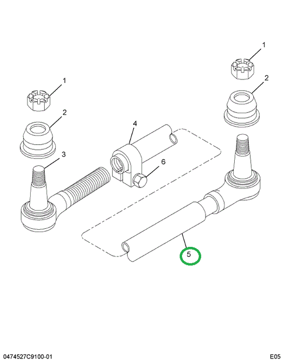 1668542C92 END ASM VERT LINK W/CLAMP