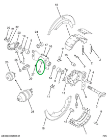 1669357C91 Bracket, Brake Camshaft And Ch