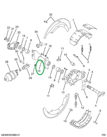 1669361C91 Bracket, Chamber, Brake, Chamb