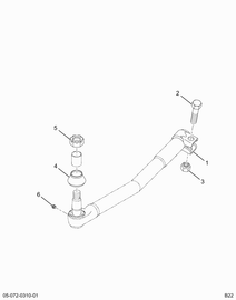 1669501C92 END ASM VERT LINK W/CLAMP