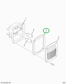1669582C1 GASKET TURN SIGNAL LIGHT