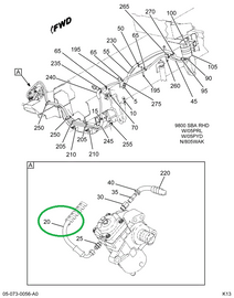 1669695C92 Hose Assembly, Power Steering