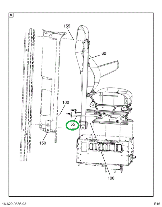 1669816C1 BELT TETHER 7 1/2
