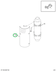 1669879C2 GUARD MUFFLER BRIGHT FINISH