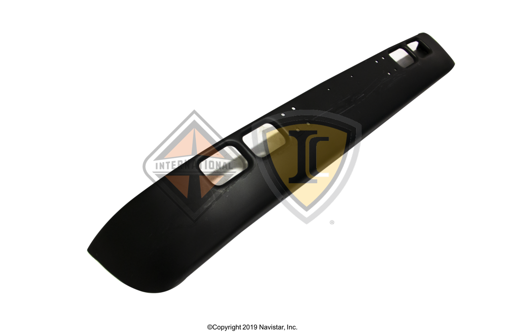 1669961C1 BUMPER FRONT-FULL LENGTH BLACK