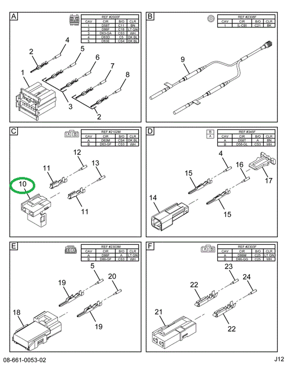 1669972C1 BODY CONNECTOR-METRI-PACK 280
