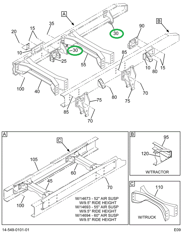 1670032C1 BRACKET SUPT AIR BAG LT