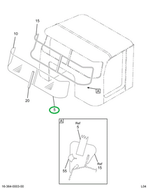 1670092C3 WINDSHLD,WINDSHIELD ASM SOLEX