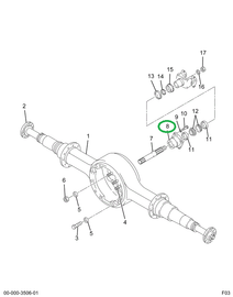 1670261C91 CAGE PINION DRIVE GEAR BRG