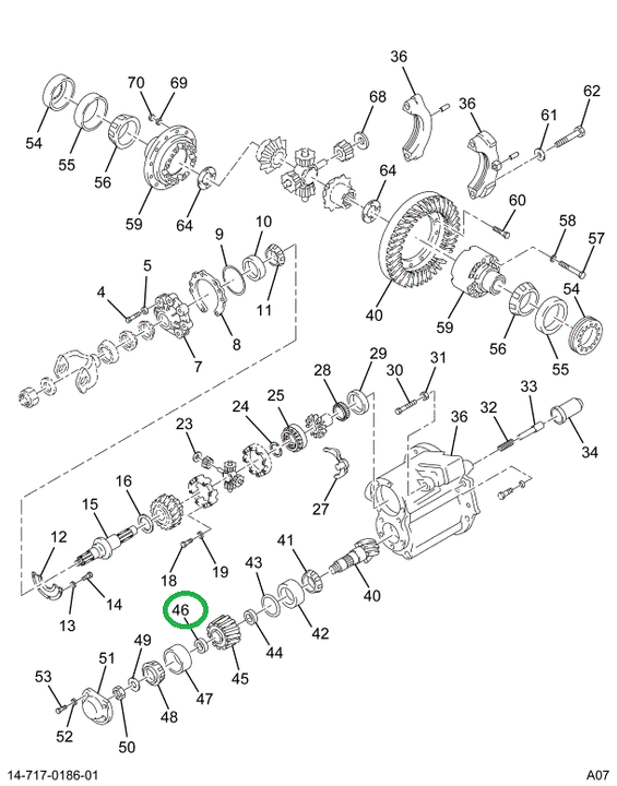 1670279C1 Spacer, Pinion Bearing .455