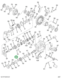 1670280C1 Spacer, Pinion Bearing .459