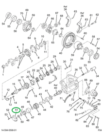 1670299C1 COVER DR PIN GEAR BRG CAGE