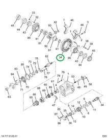 1670366C91 Gear Set, Differential, R/p 4.