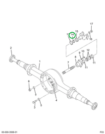 1670500C1 RING SNAP OUTPUT BRG SPACER