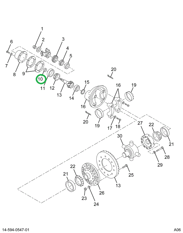 1670512C1 Spacer, Pin Bearing, Different