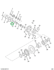 1670512C1 Spacer, Pin Bearing, Different