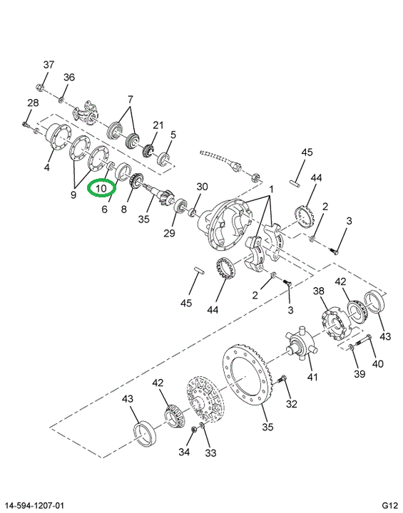 1670515C1 SPACER PIN BRG .348