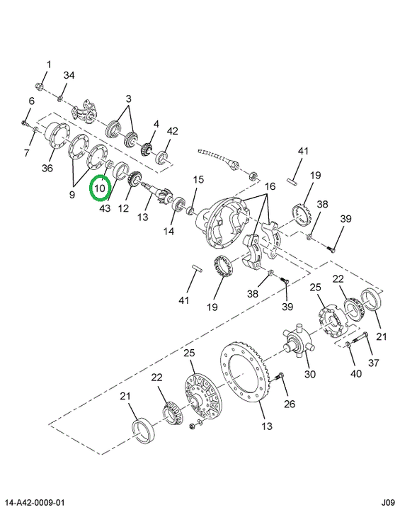 1670520C1 Spacer, Pin Bearing, Different