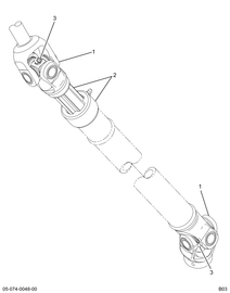 1671799C91 SHAFT STEERING GEAR