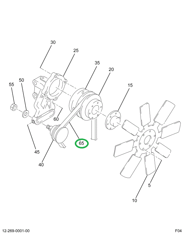 1675429C2 ADJUSTER,BELT, FAN, V- RIBBED