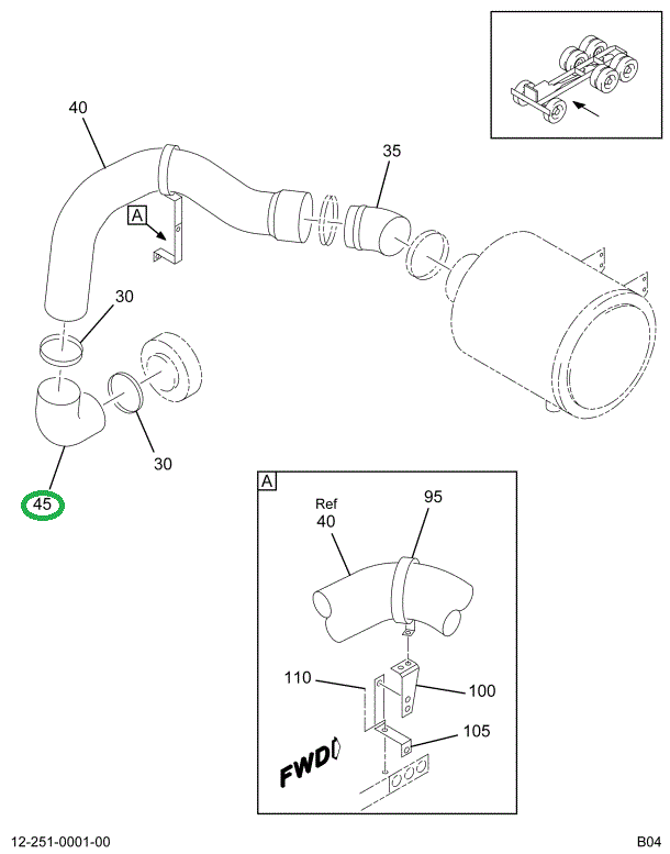 1675813C1 ELBOW AIR CLEANER