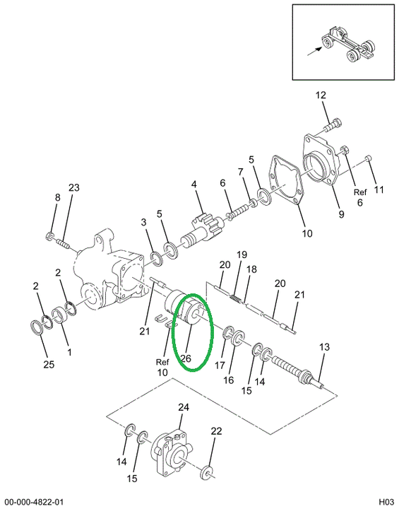 1677220C91 Piston, Power Steering Gear