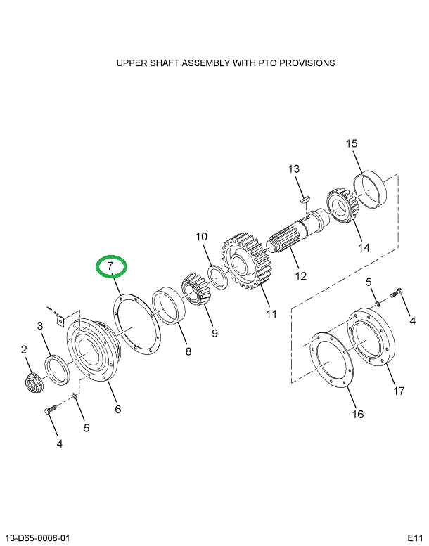 1677586C1 GASKET INPUT SHAFT RET T-CASE