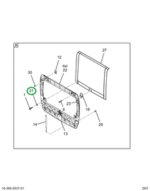 1677841C1 WASHER SPL FLAT ROD CLIP RTNR