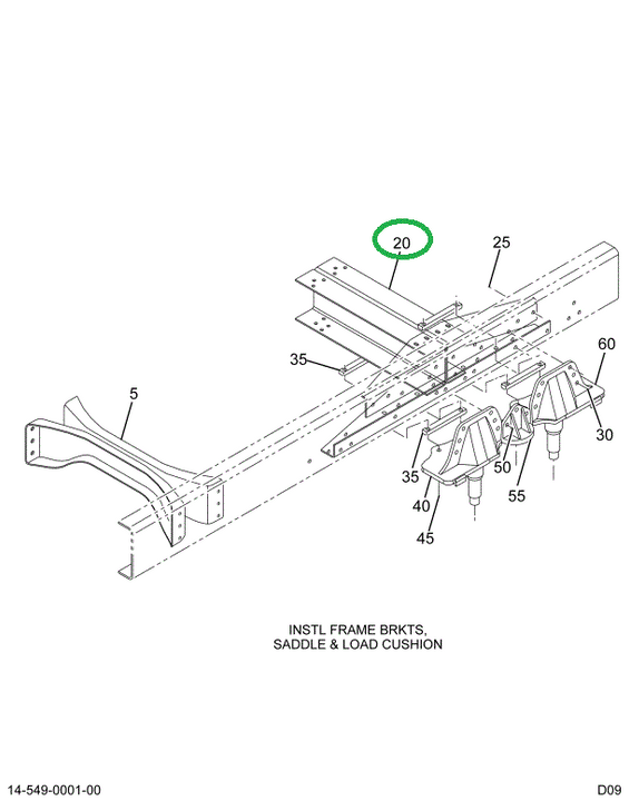 1677971C4 GUSSET BOGIE XMBR LWR LT