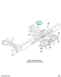 1677972C4 GUSSET BOGIE XMBR LWR RT