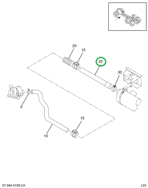 1678159C1 PIPE EXHAUST REAR