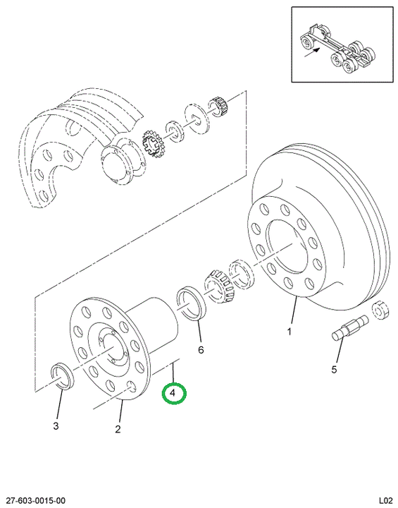 1680453C1 BOLT WHEEL MTG RH