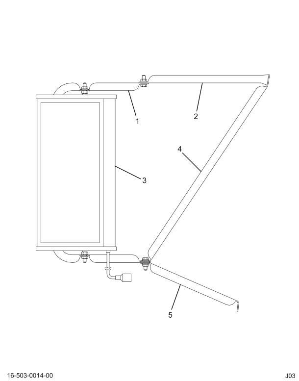1680528C91 MIRROR ASSY STL