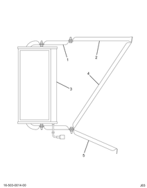 1680528C91 MIRROR ASSY STL