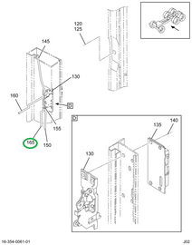 1680767C2 ROD DOOR CONT OTR LH KSR LATCH
