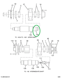 1681081C1 Shaft, Main Upper
