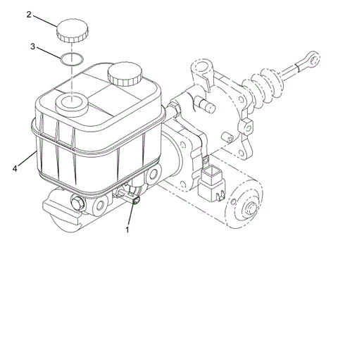 1681210C92 CYLINDER BRK MASTER
