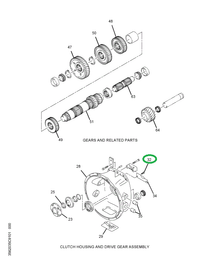 1681386C1 PIN DRIVE OIL TROUGH