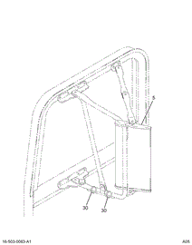 1682880C91 HEAD MIRROR 7X16 MTRZD& HTD RH