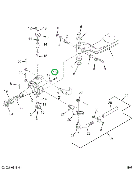 1684348C1 SCREW,BOLT-STOP 02ADH-J-K 2 3/