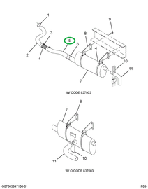 1684403C1 PIPE EXHAUST