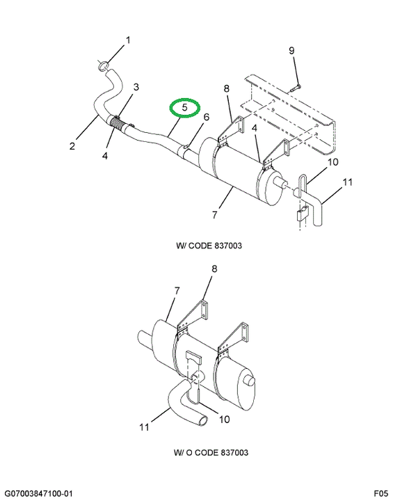 1684403C1 PIPE EXHAUST