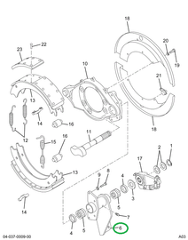 1685108C91 BRACKET BRK CAMSHAFT & CHAMBER