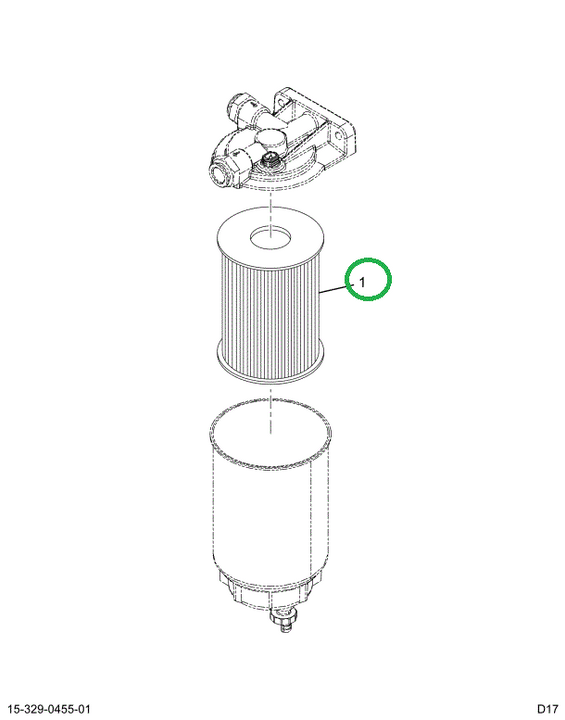 1685159C91 FILTER,ELEMENT FUEL FILTER 40